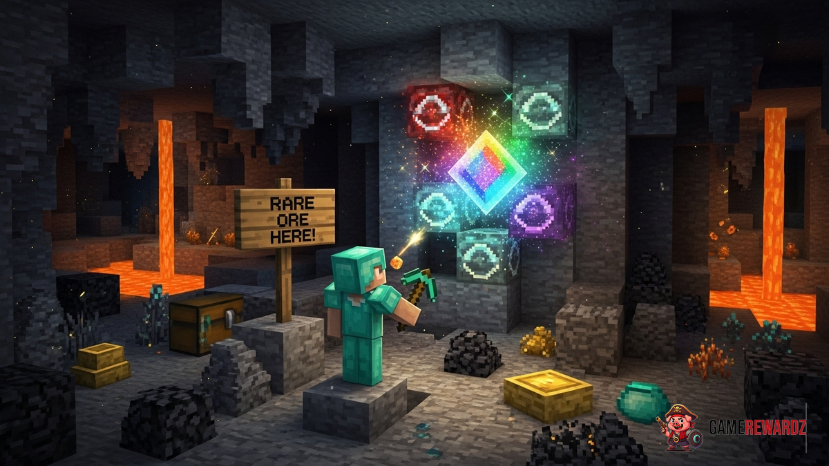 Minecraft: The Rarest Ore Ever Found – Where to Dig!